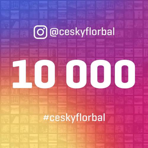 Instagram Českého florbalu oslavil 10 tisícího followera