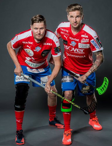 Bratři Mika a Mikko Kohonenové se na klubové úrovni potkali až v dresu  SPV. FOTO: JENNI GÄSTGIVAR.