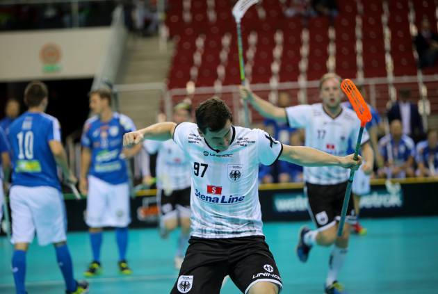 Bývalý hráč Ústí Erik Schuschwary vstřelil gól Finům. Foto: Flickr IFF
