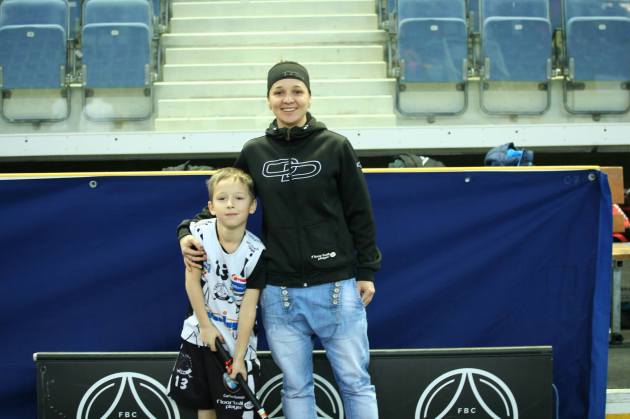 Oxana Šamanina se synem Davidem. Foto: archiv