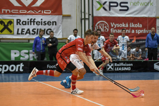 Filip Langer i po návratu z reprezentace dostane v Tatranu prostor. Foto: Tatran Střešovice, Český florbal