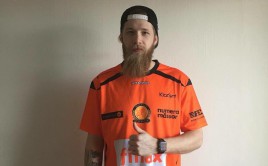 Adam Štegl. Foto: Höllviken Innebandy