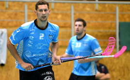 Radek Krajcigr už v přípravě nastoupil za Mladou Boleslav. Foto: www.florbalmb.cz