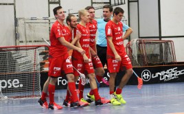 Tatran po sérii nezdarů zabral proti rivalovi z Vítkovic. Foto: Tatran Střešovice, Český florbal