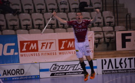 Luka Časar režíroval výhru Spartu. Foto: ACEMA Sparta Praha