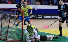 Jakub Gruber přispěl k výhře Boleslavi třemi asistencemi. Foto: Florbal Mladá Boleslav