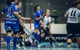 Karolína Suchá v utkání proti Panthers Foto: Florbal Chodov