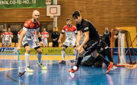 Matador Milan Fridrich byl jedním z hlavních strůjců nedělního vítězství Znojma. Foto: Bulldogs Brno, Český florbal