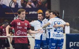 Chodovští florbalisté v derby dominovali. Foto: Martin Flousek, www.xflorbal.cz