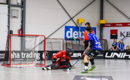 Gabriela Žůrková vstřelila do sítě Ostravy čtyři branky a pomohla Chodovu k jasné výhře. Foto: FBC ČPP Ostrava, Český florbal