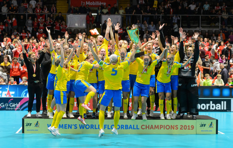 Švédky mají další titul mistryň světa po výhře ve fantastickém finále. Foto: Martin Flousek, Český florbal