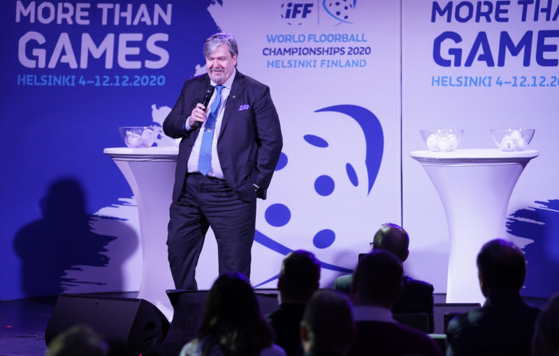 John Lijelund je generálním sekretářem Mezinárodní florbalové federace. Foto: IFF