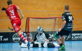 Filip Langer nasbíral proti Liberci pět bodů. Foto: FBC Liberec, Český florbal