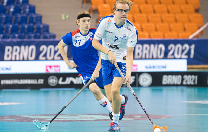 Šimon Batkovič v utkání proti Finsku. Foto: Martin Flousek
