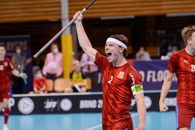Kapitán českých juniorů Filip Forman vsítil v duelu se Švédskem jeden gól. Foto: Alena Zapletalová