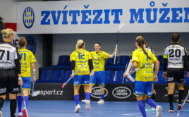 Michaela Mlejnková zkompletovala proti Panthers hattrick a přidala dvě asistence. Foto: FBC ČPP Ostrava