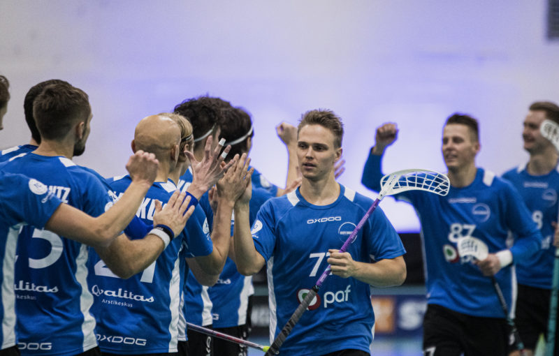 Estonci se postarali o nejvyšší výhru na šampionátu. Foto: Juha Leskinen