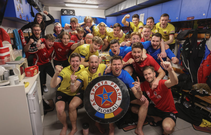 Sparta vítězí v šestém zápase čtvrtfinálové série proti FbŠ Bohemians. Zdroj: ACEMA Sparta Praha