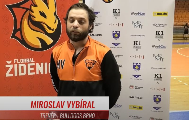 Miroslav Vybíral je novým trenérem a sportovním manažerem v Bulldogs Brno. Foto: Repro YouTube Florbal Židenice