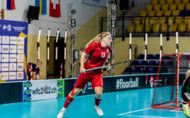 Michaela Mechlová v utkání proti Norsku. Foto: Karolina Sommer, IFF