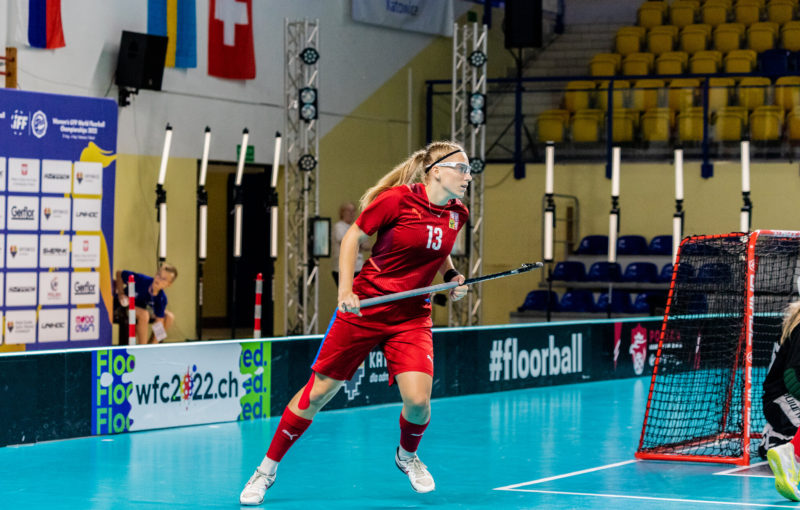 Michaela Mechlová v utkání proti Norsku. Foto: Karolina Sommer, IFF