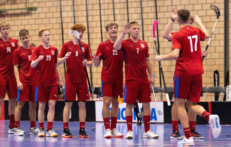 Reprezentaci juniorů čeká světový šampionát v Dánsku. Foto: Matyáš Klápa, Český florbal