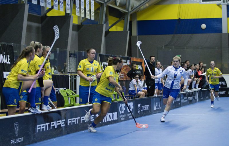 V prvním semifinále se utkají celky FBC Ostrava a Chodov. Foto: Matěj Pašek, Florbal Chodov