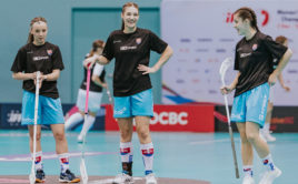 Jana Trošková (uprostřed) hraje svůj pátý ženský šampionát. Foto: IFF