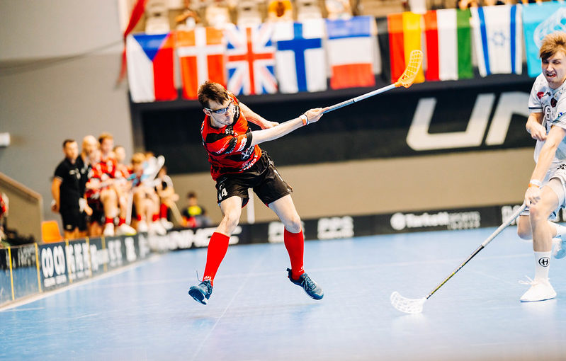 Petr Majer během Czech Open 2024. Foto: Floorball in Prague