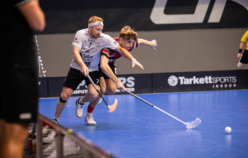 Momentka z utkání Helsingborg - Tatran na Czech Open 2024. Foto: Floorball in Prague