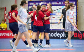 České juniorky porazily Švýcarsko, to ale vyhrálo turnaj. Foto: Český florbal