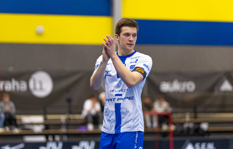 David Horký přenechá kapitánskou pásku Šmídovi a po sezoně opustí Chodov. Foto: Vojtěch Grohol, Florbal Chodov