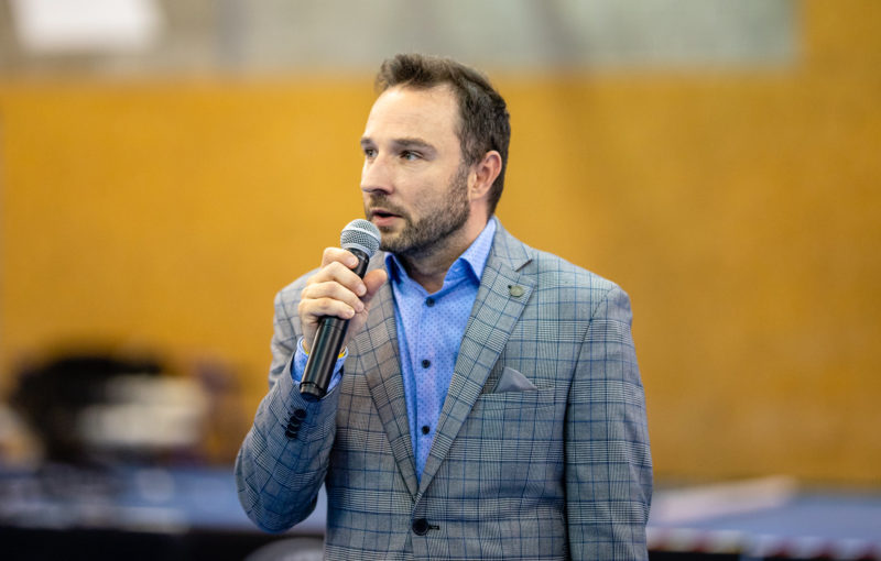 Prezident Vítkovic Tomáš Krásný. Foto: Florbal Vítkovice