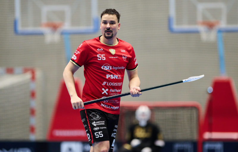 Martin Kisugite už další starty v této sezoně nepřidá. Foto: Matyáš Klápa, Český florbal