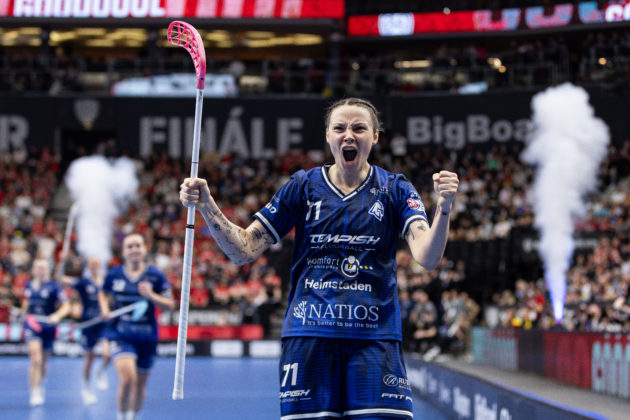 Malwina Zagórska dala v superfinále dva góly. Foto: Matěj Pašek, Český florbal
