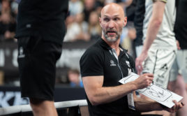 Milan Fridrich v průběhu superfinále 2025. Foto: Václav Mikulík, Český florbal