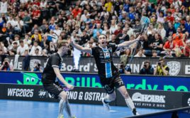 Lukáš Punčochář během superfinále 2025. Foto: Florbal Mladá Boleslav