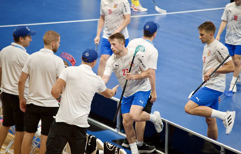 Češi nadělovali také proti Číně. Foto: Český florbal