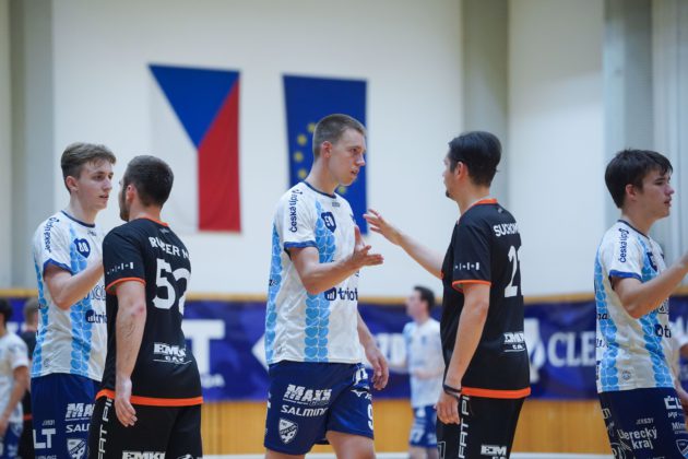 Matěj Korbel (číslo 90) přišel do České Lípy z Karlových Varů. Foto: FBC Česká Lípa