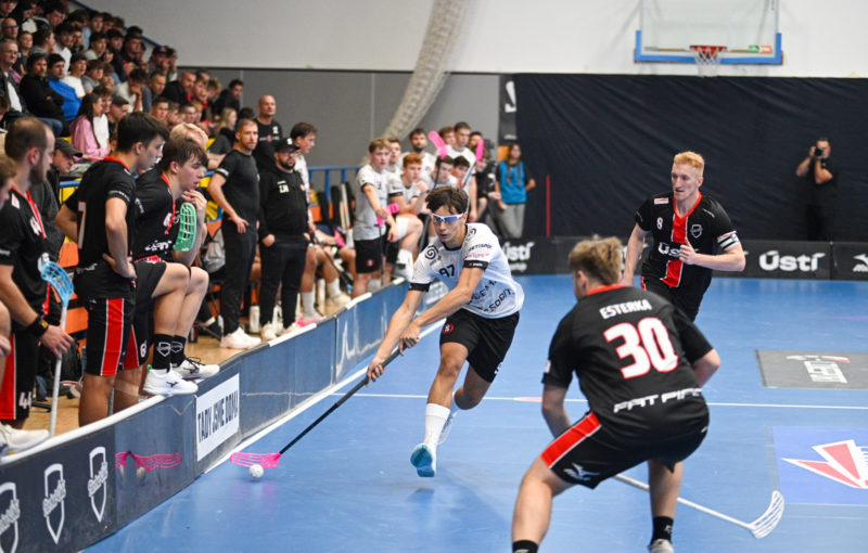 Momentka z utkání Ústí se Spartu. Foto: Florbal Ústí