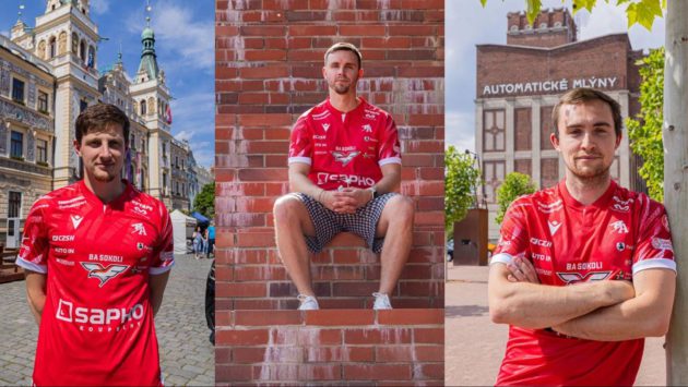 Tomáš Dlesk, Jan Kourek a Václav Oubrecht se navrací do Pardubic. Foto: Sokoli Pardubice