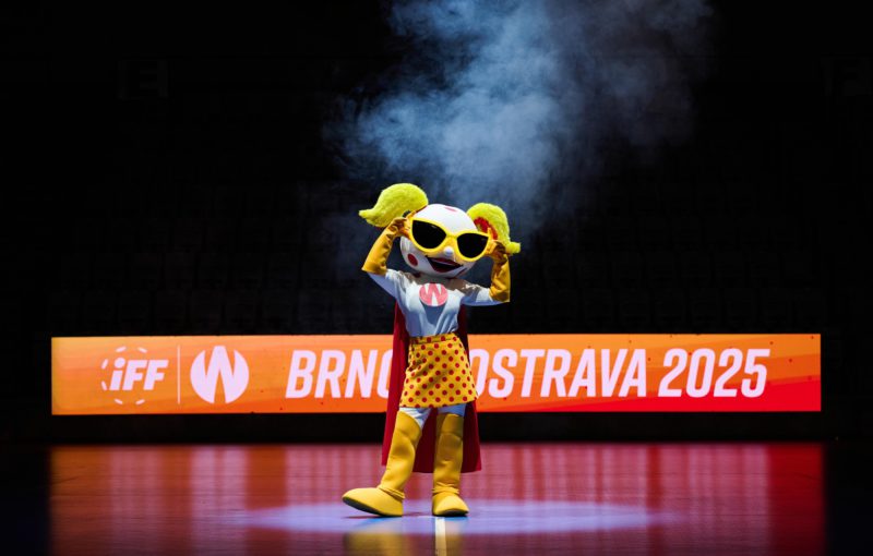 Nová maskotka Českého florbalu. Foto: Matyáš Klápa, Český florbal