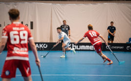 Momentka ze zápasu Hattricku s Pardubicemi. Foto: FBŠ Hummel Hattrick Brno