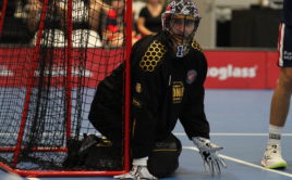 Martin Haleš v zápase se Spartou. Foto: Kanonýři Kladno