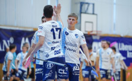 Slavící Pekárek s Bínou. Foto: FBC Česká Lípa