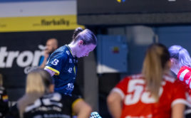 Linda Pudišová v utkání jejího FBC proti Olomouci. Foto: FBC Ostrava