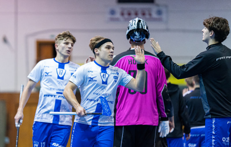 Radující se hráči Chodova. Foto: TJ Sokol Královské Vinohrady