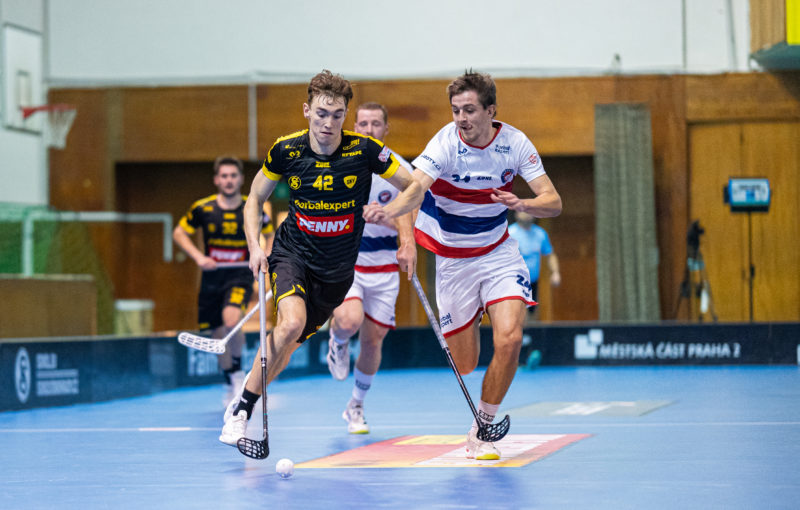 Momentka z utkání SKV a Kladna, Foto: TJ Sokol Královské Vinohrady