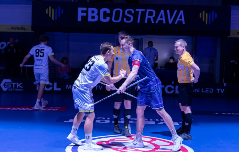 Kapitáni týmů před ostravským derby. Foto: FBC Ostrava