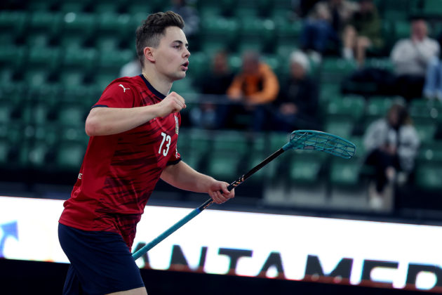 Vojtěch Wiener. Foto: Per Wiklund, Svensk Innebandy